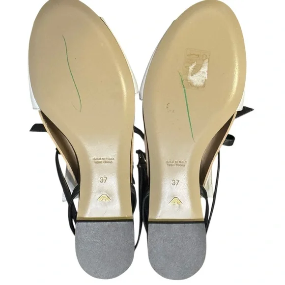 EMPORIO ARMANI leather sandals size 37EU - Picture 7 of 10